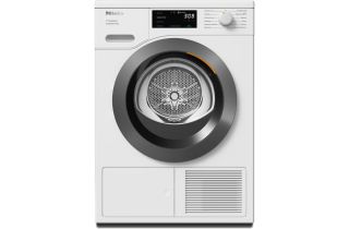 Miele TEC645WP EcoSpeed 8kg Heat Pump Tumble Dryer - Lotus White